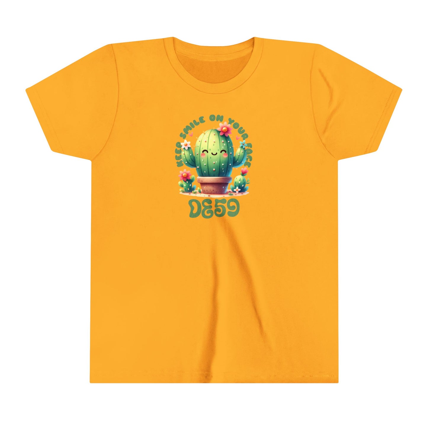 keep smile on Youth Short Sleeve Tee