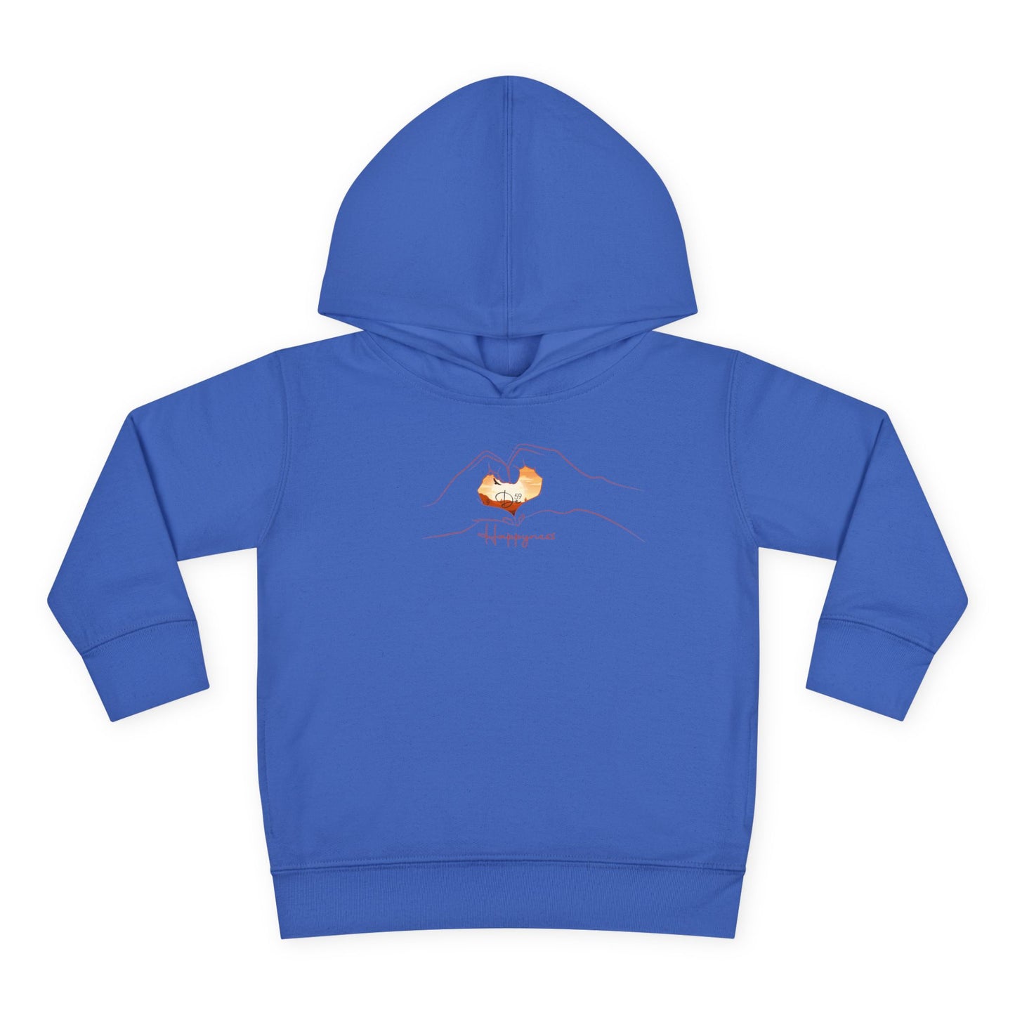 Toddler Fleece Hoodie - Cozy Mountain Adventure Design