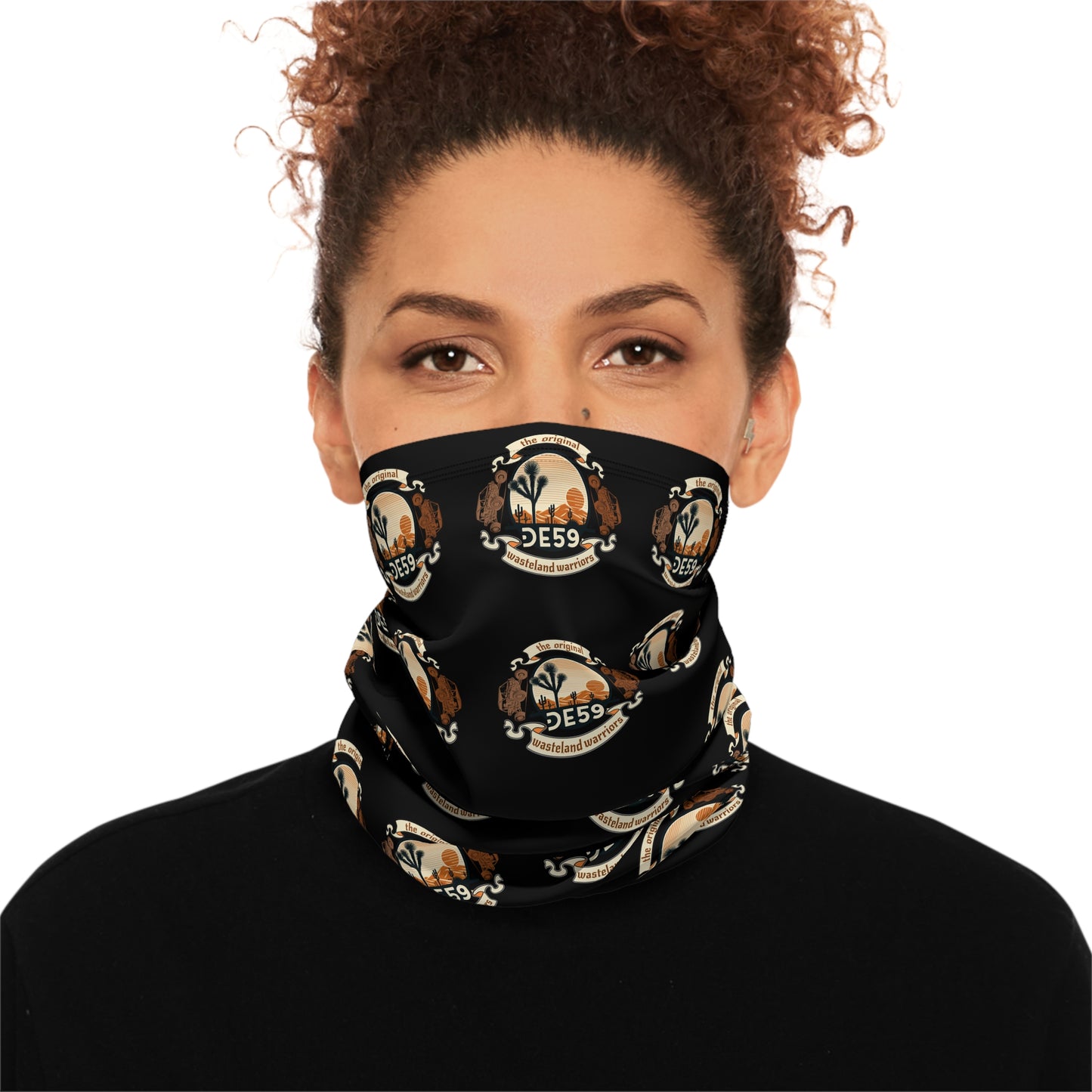 Winter Neck Gaiter With Drawstring wastelands warrious