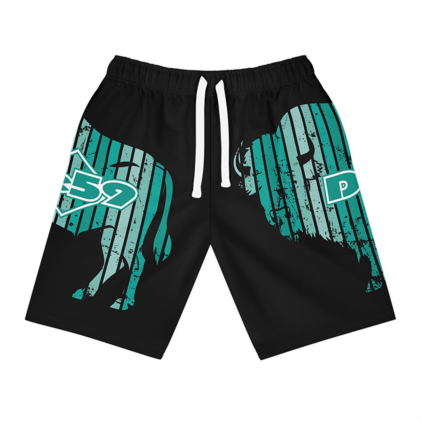 Athletic Shorts - De59 Wear the Buffalo Rome Design