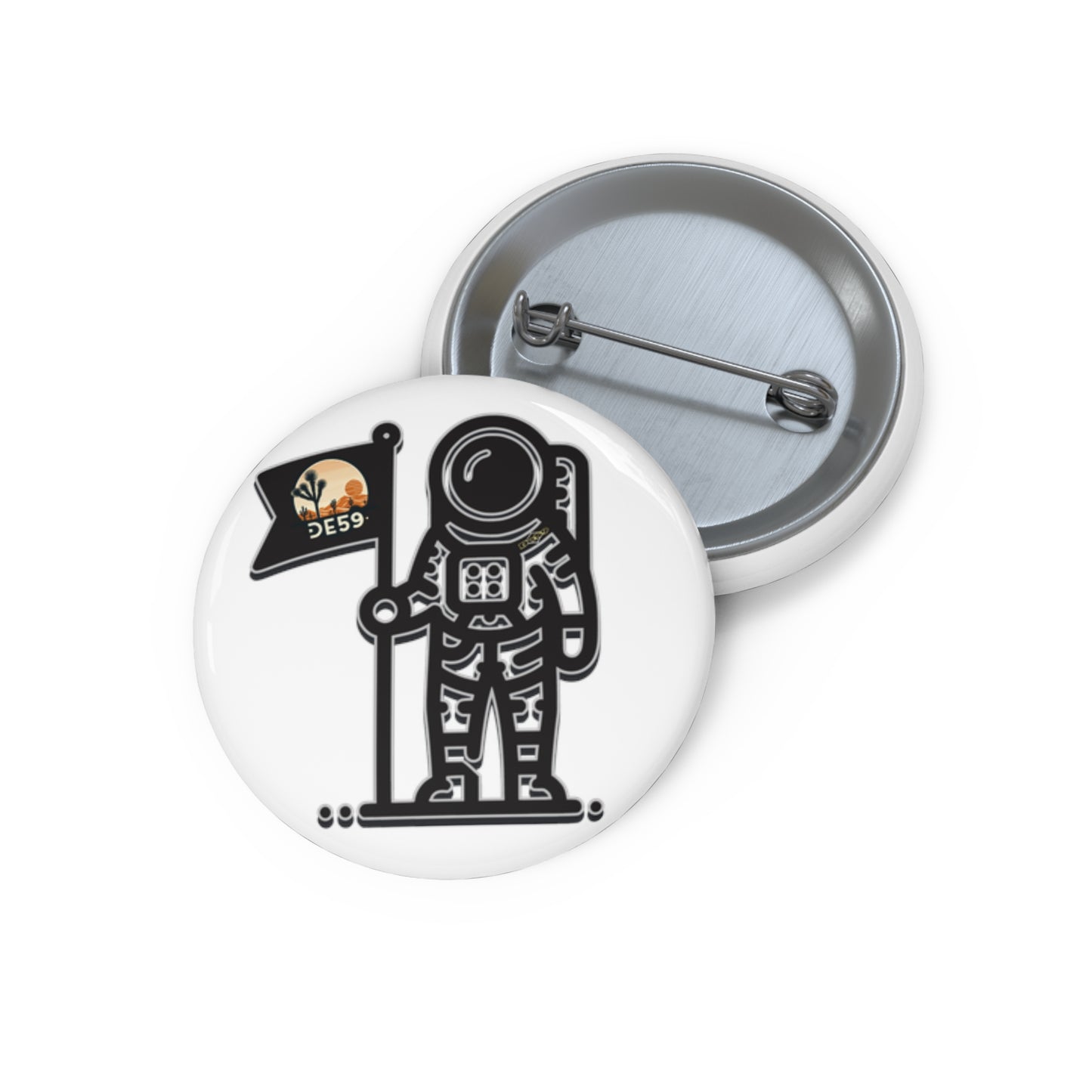 HELLO WORLD Pin Buttons