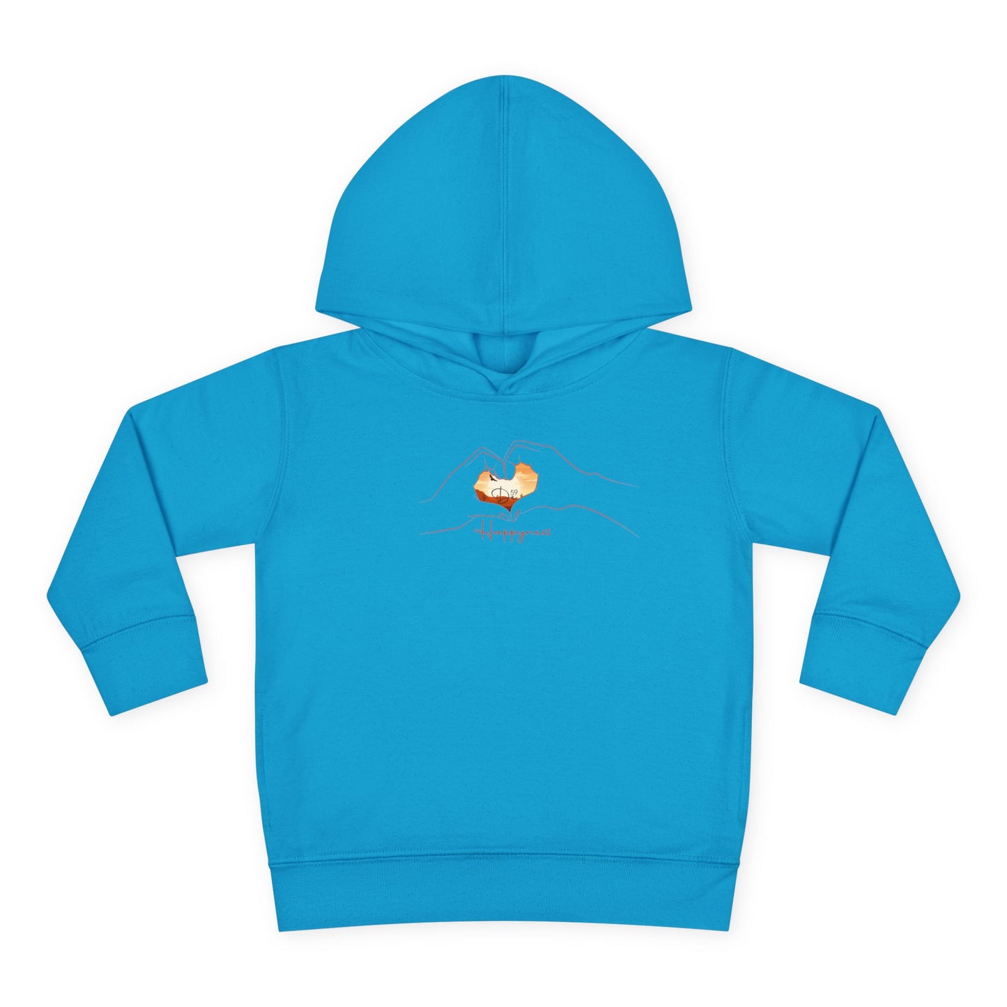 Toddler Fleece Hoodie - Cozy Mountain Adventure Design