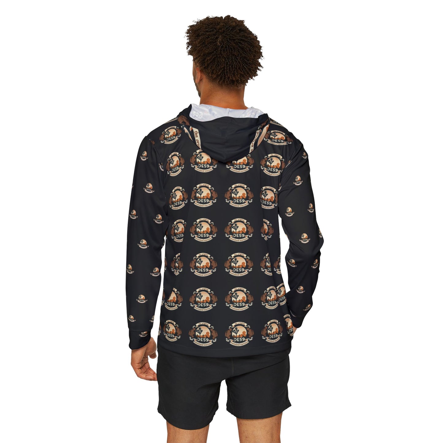 Men's Sports Warmup WARRRIORS Hoodie (AOP)