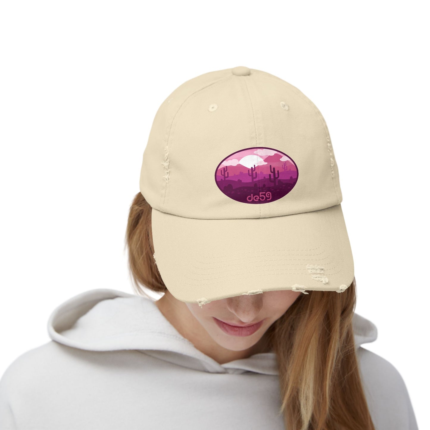 desert rose Distressed Cap