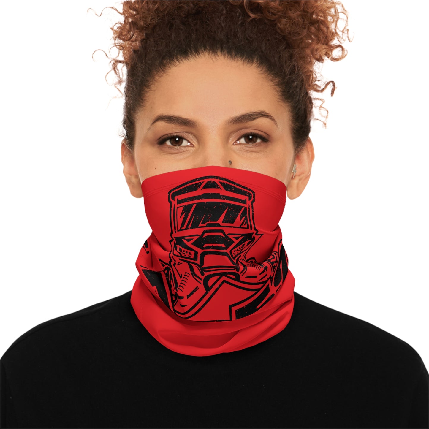 Winter Neck Gaiter With Drawstring