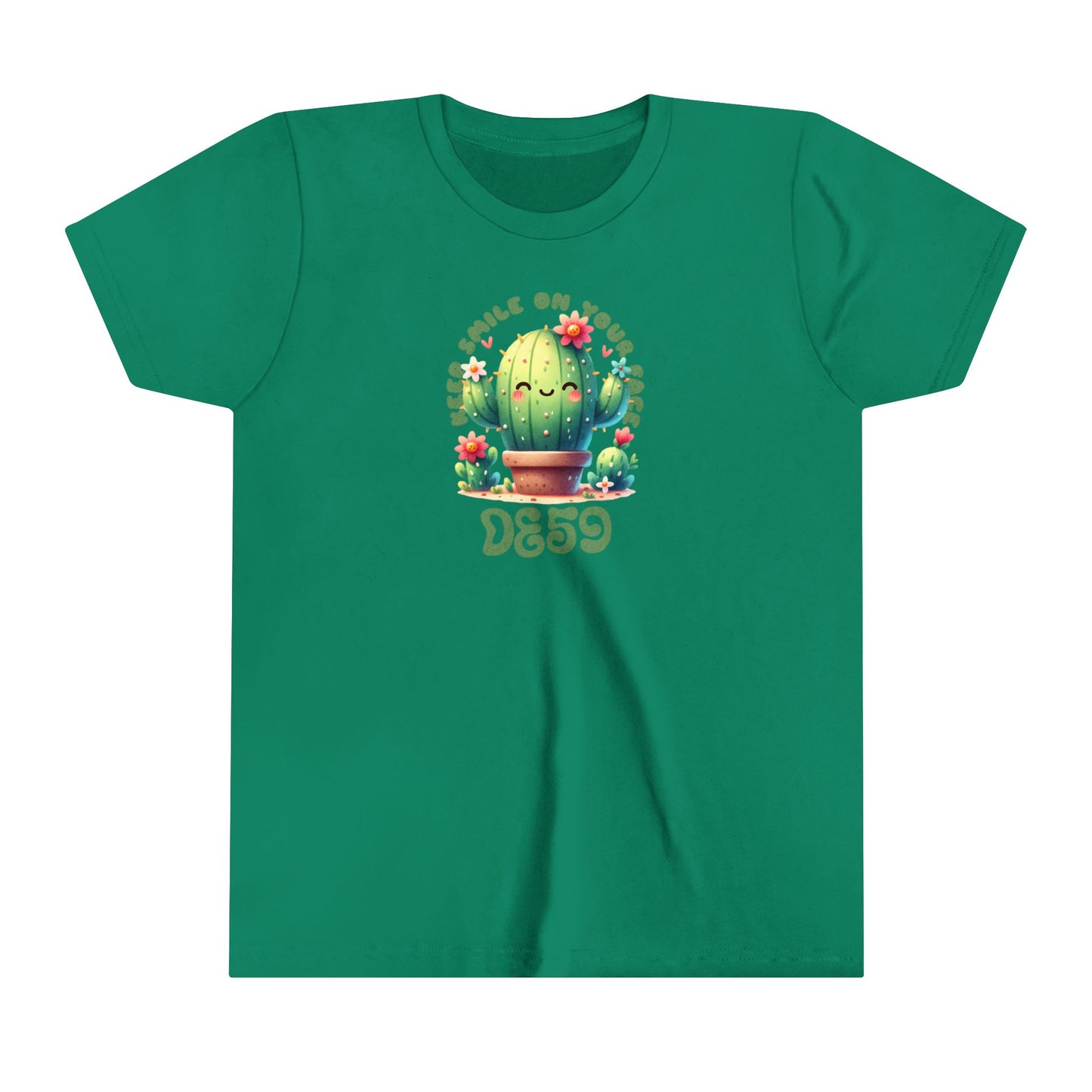 keep smile on Youth Short Sleeve Tee