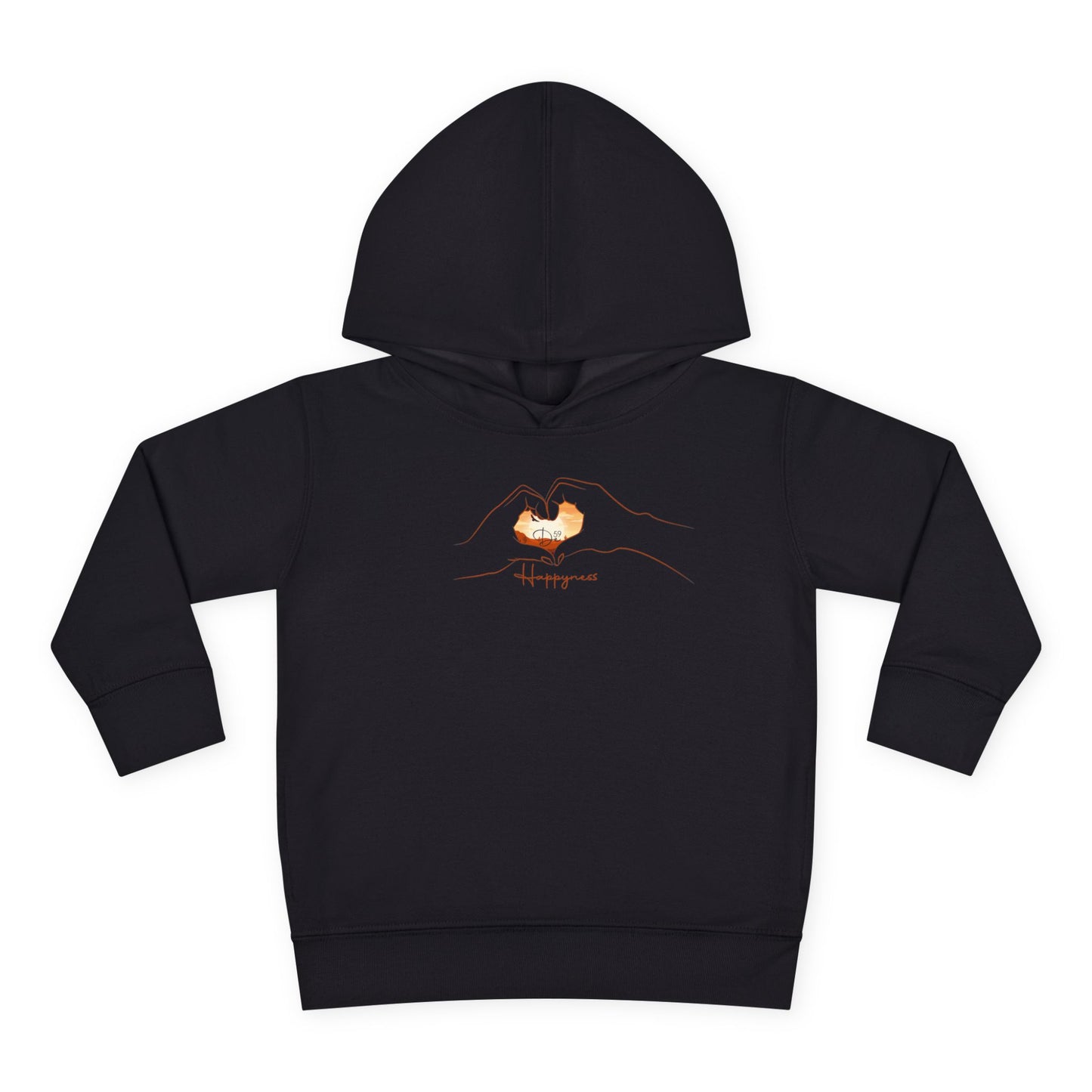 Toddler Fleece Hoodie - Cozy Mountain Adventure Design