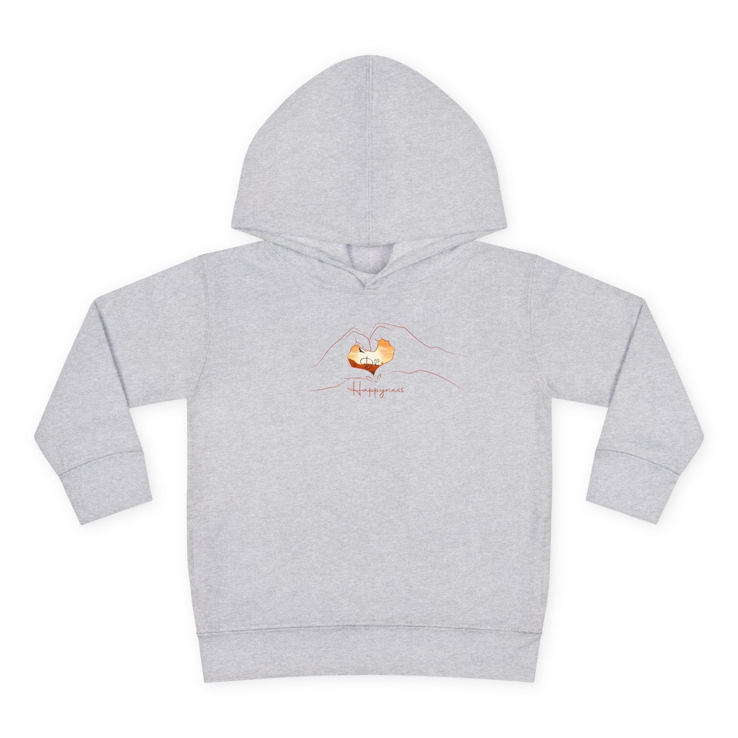 Toddler Fleece Hoodie - Cozy Mountain Adventure Design