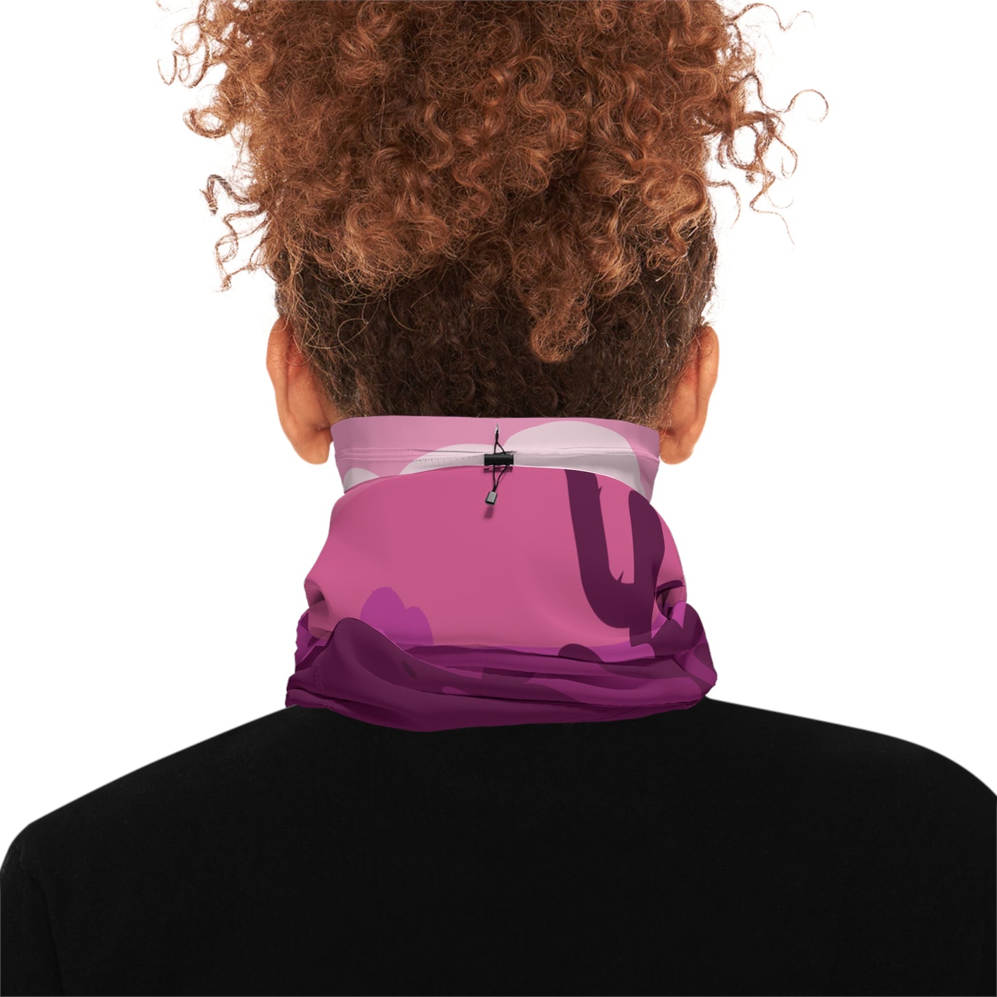 DESERT ROSEWinter Neck Gaiter With Drawstring