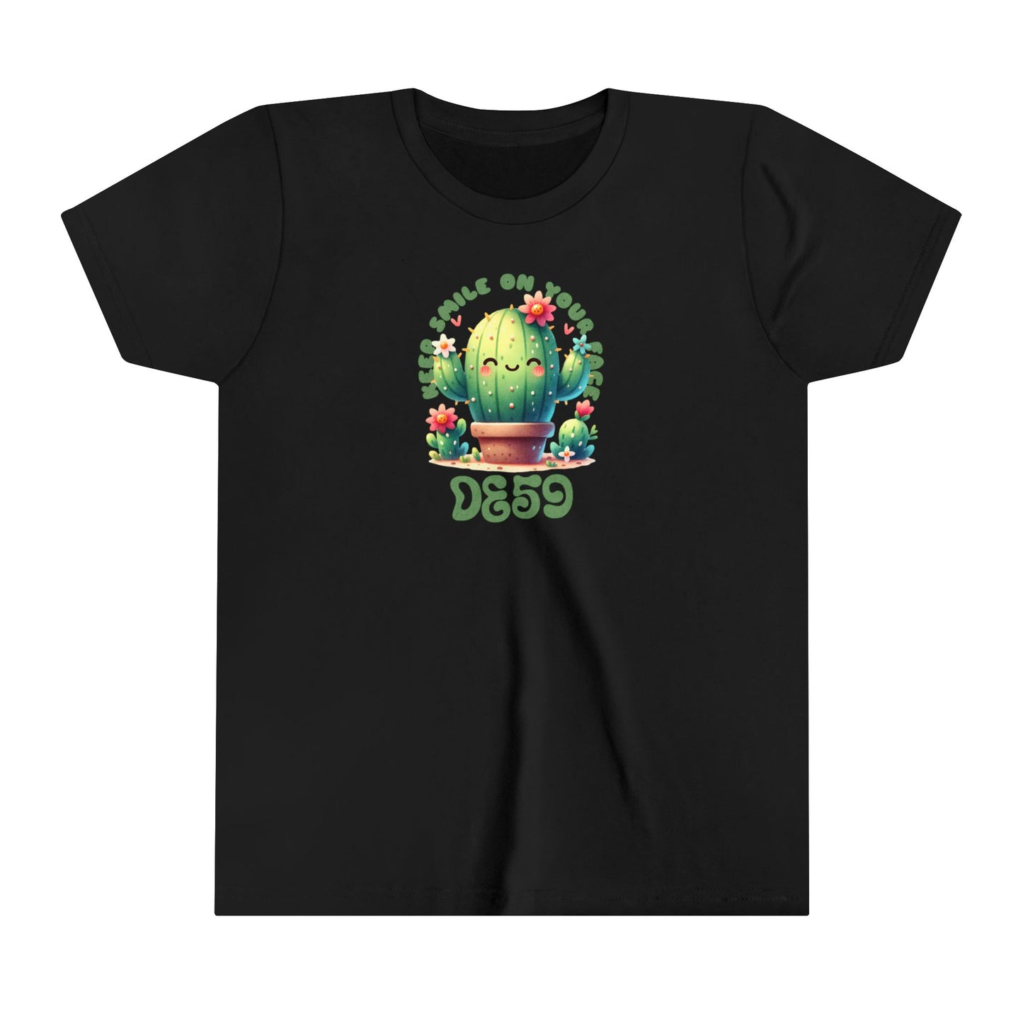 keep smile on Youth Short Sleeve Tee