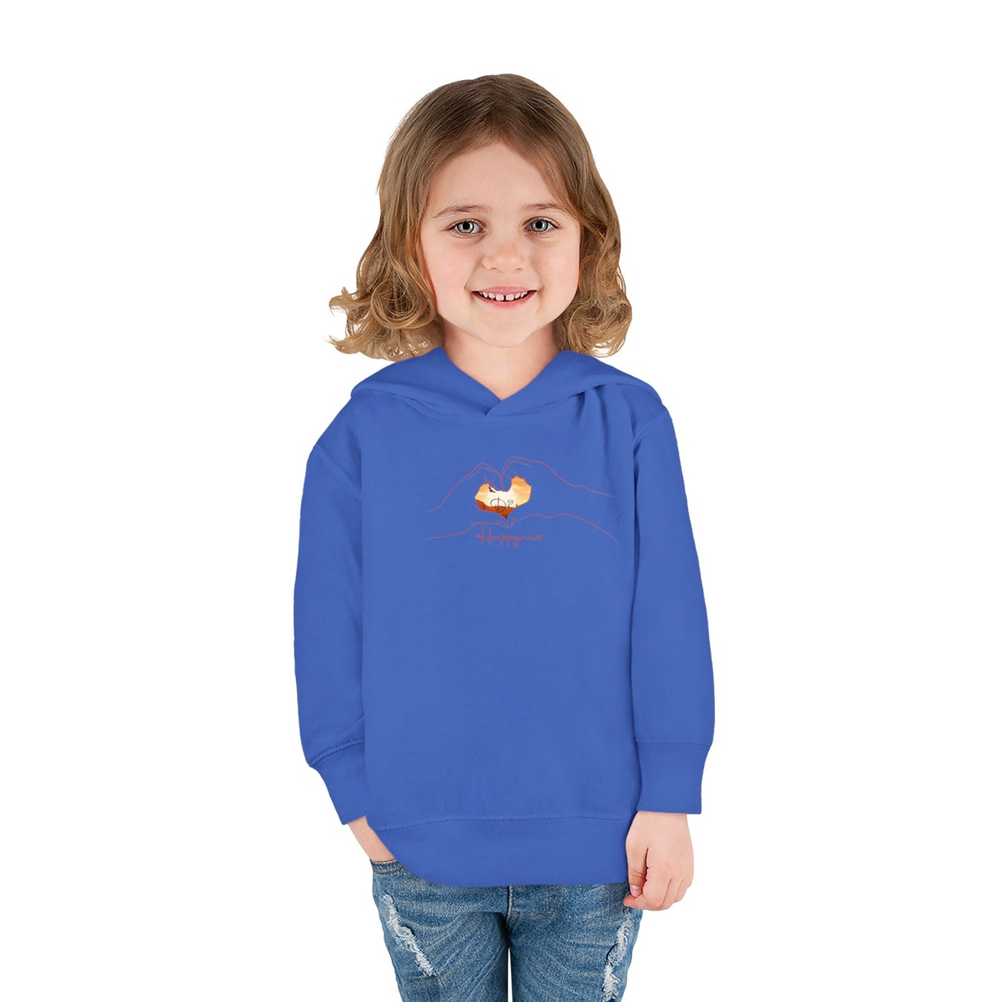 Toddler Fleece Hoodie - Cozy Mountain Adventure Design