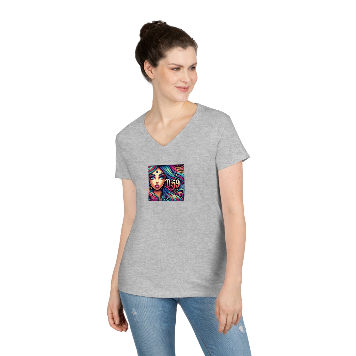 Ladies' V-Neck T-Shirt