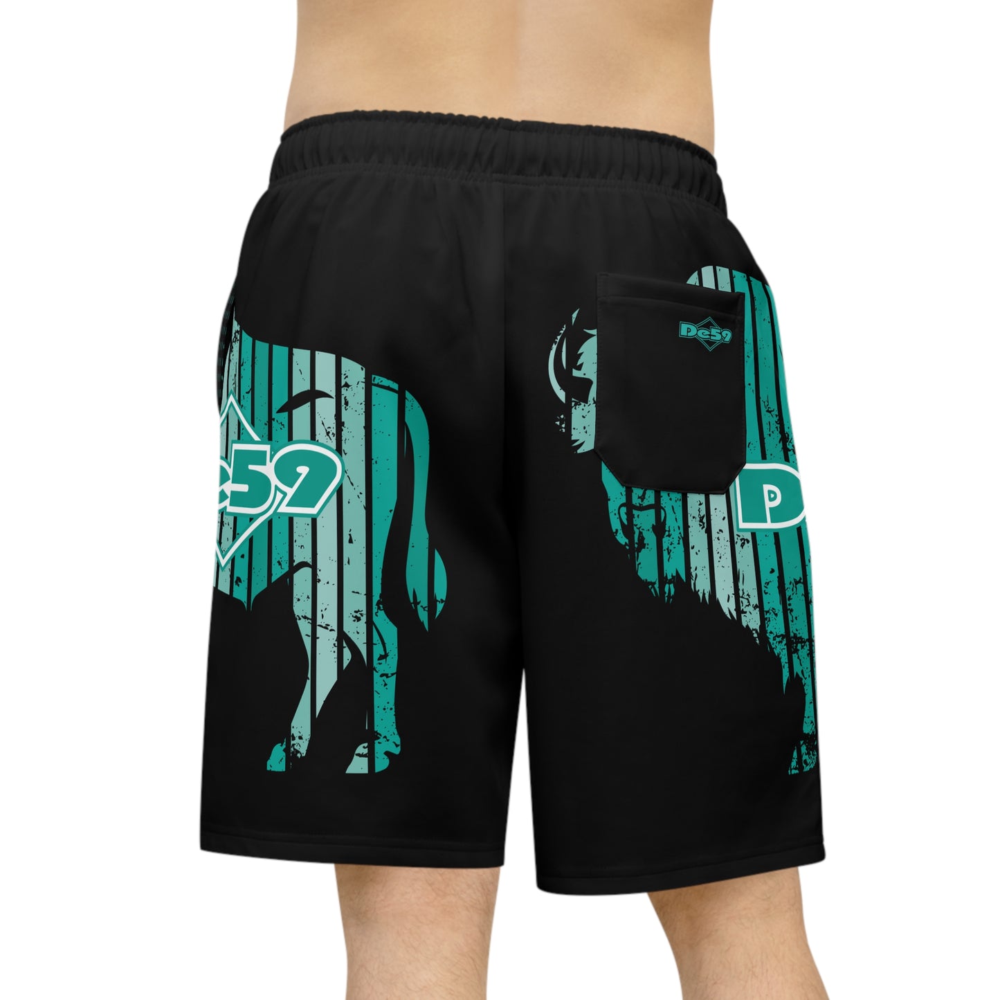 Athletic Shorts - De59 Wear the Buffalo Rome Design