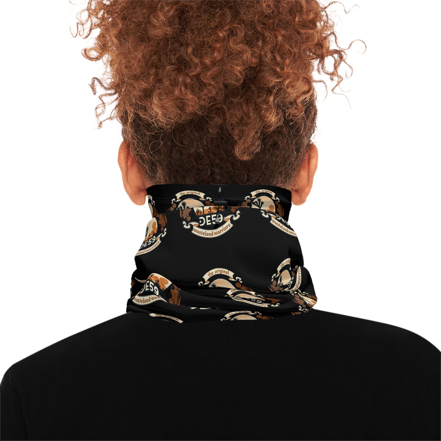 Winter Neck Gaiter With Drawstring wastelands warrious