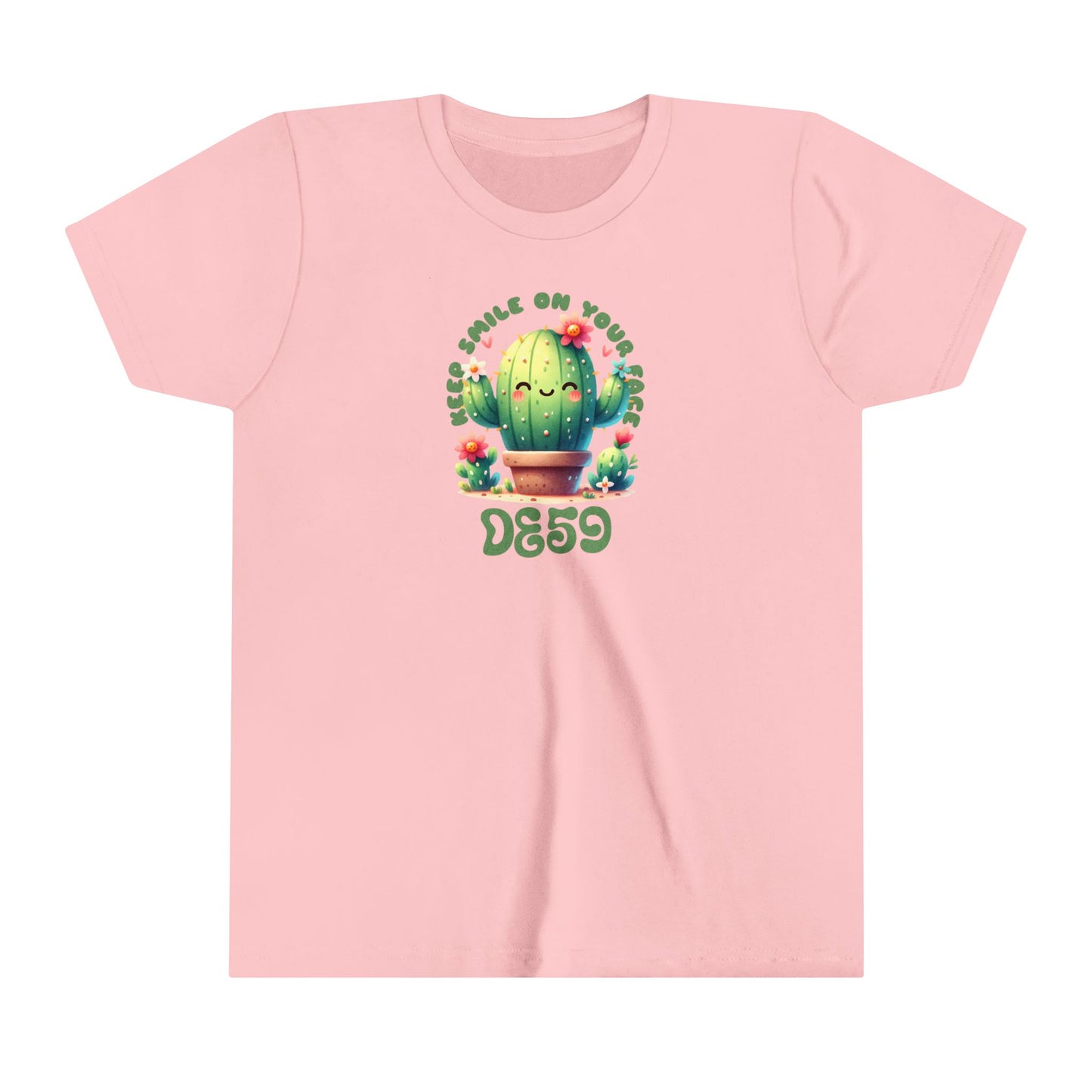 keep smile on Youth Short Sleeve Tee