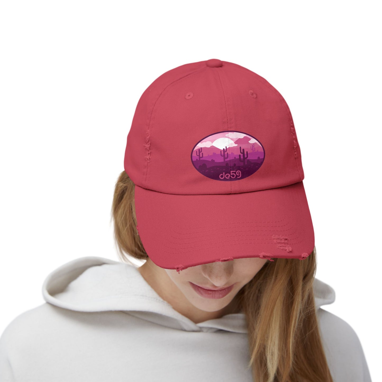 desert rose Distressed Cap
