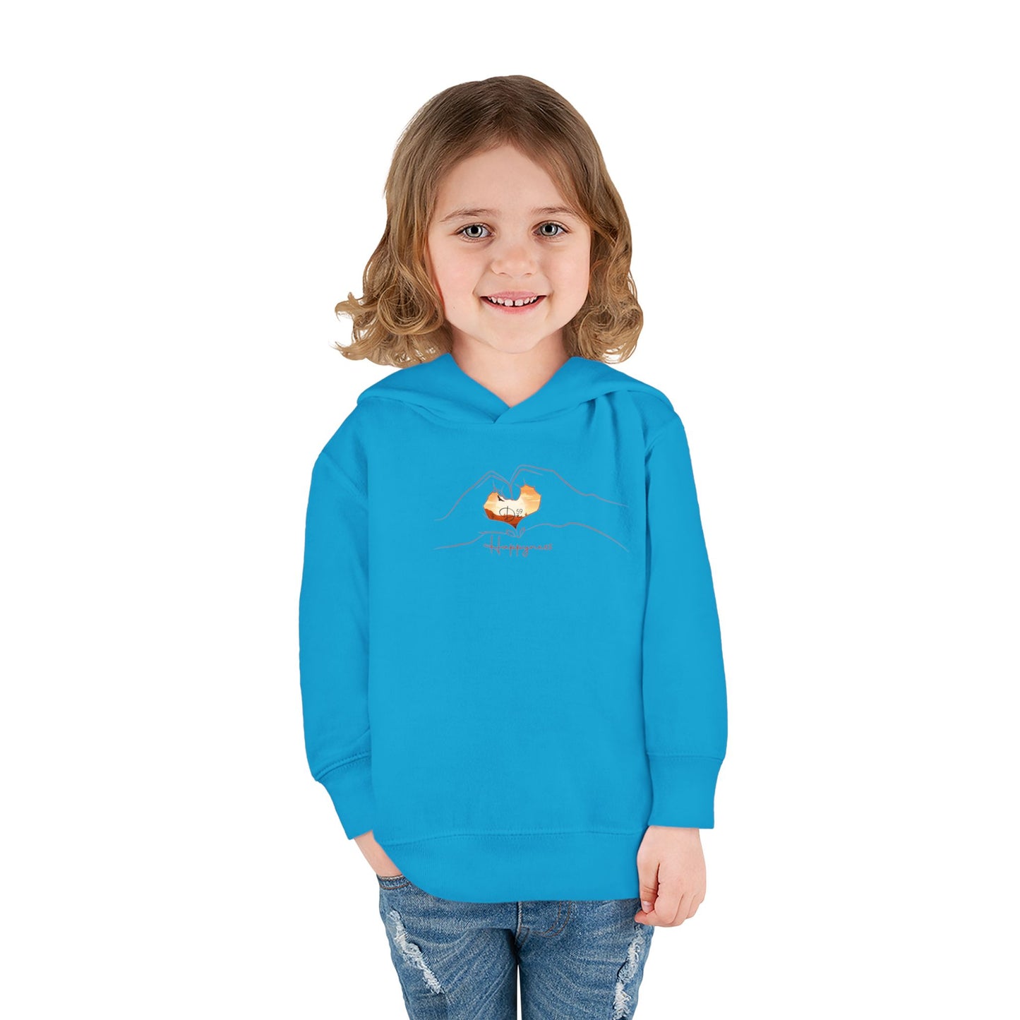 Toddler Fleece Hoodie - Cozy Mountain Adventure Design