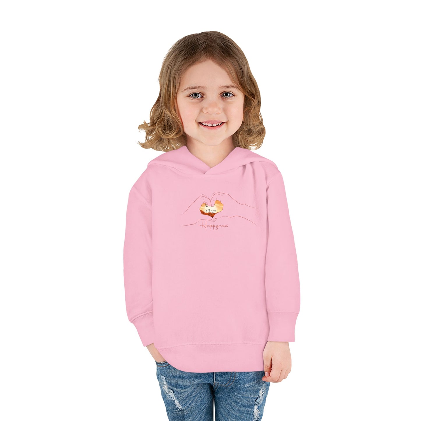 Toddler Fleece Hoodie - Cozy Mountain Adventure Design