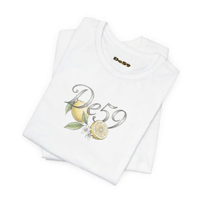 Lemon Blossom Tee — 'De59' Floral Graphic T-Shirt