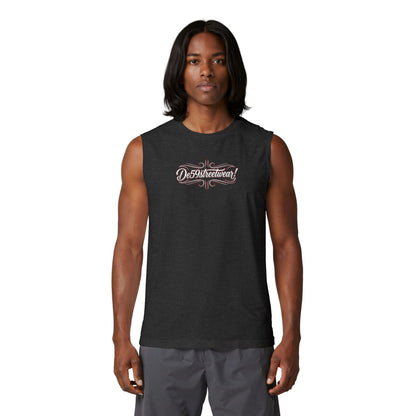 Des59streetwear Muscle Tank — Vintage Script Streetwear Tank Top