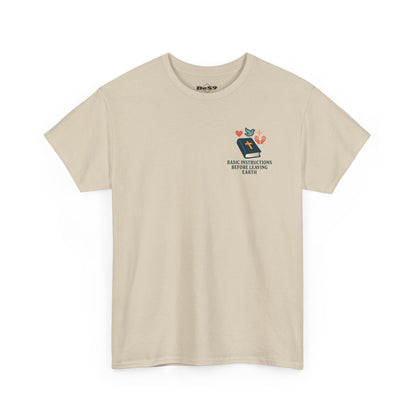T‑Shirt — "Basic Instructions Before Leaving Earth" Graphic Tee