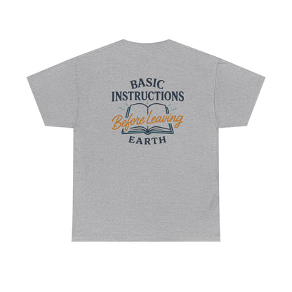 T‑Shirt — "Basic Instructions Before Leaving Earth" Graphic Tee