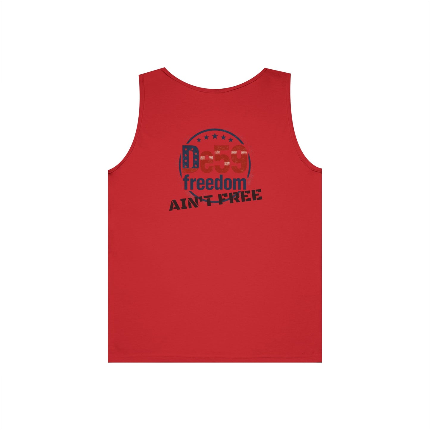 De59 FREEDOM  AIN'T FREE Tank — Patriotic USA