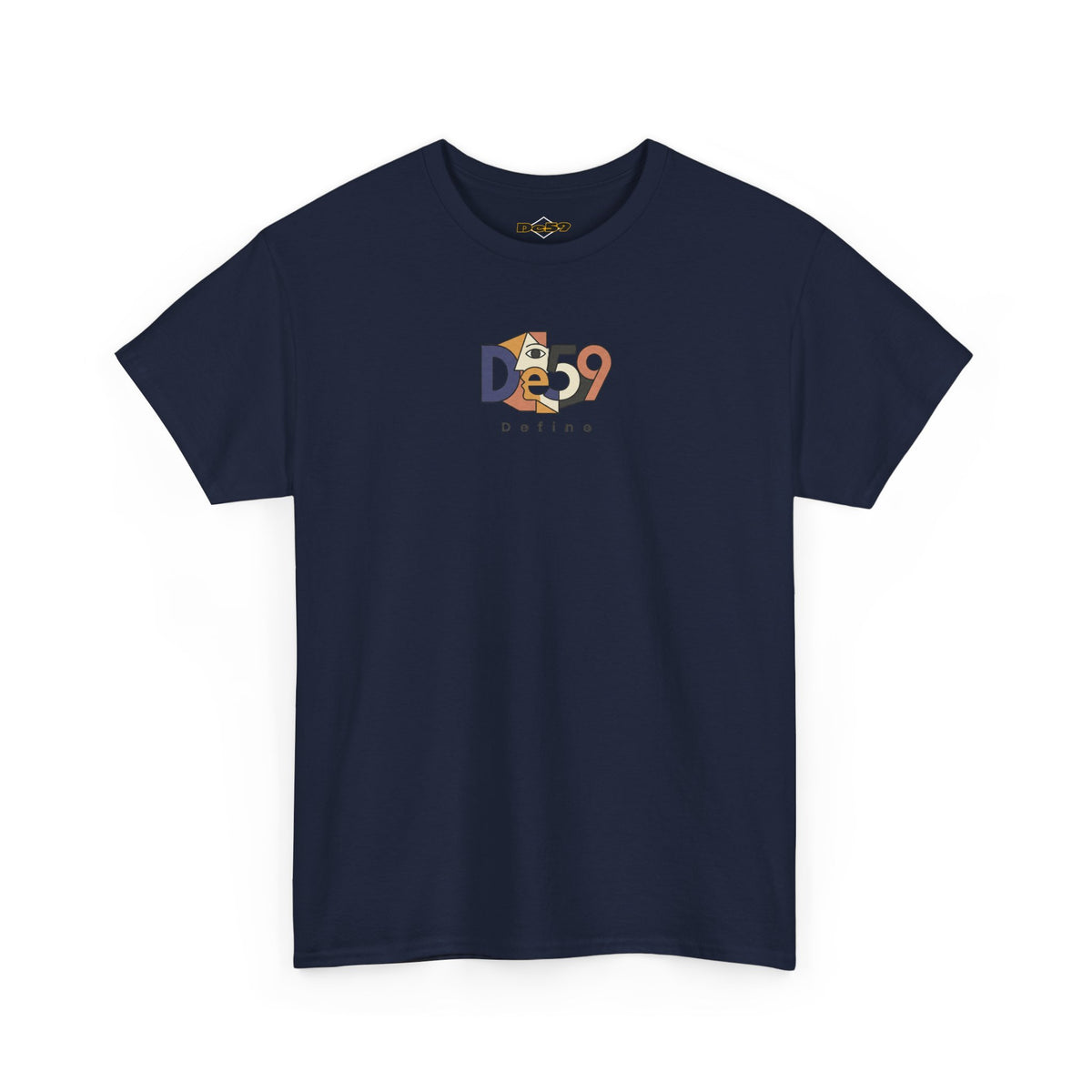 DE59 Abstract Geometric Retro Graphic T-Shirt