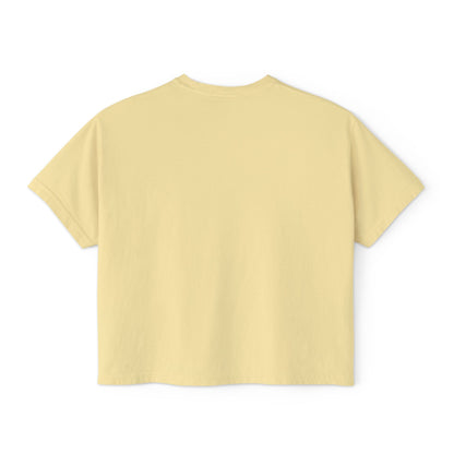 Women's Boxy Tee — 'De59  HIBISCUS  LOVE