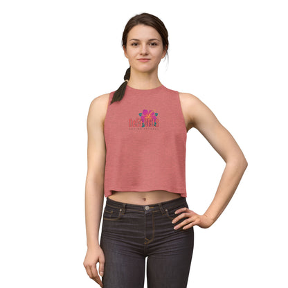 Crop Top — De59 Girls Floral Logo Muscle Tank