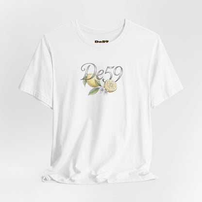 Lemon Blossom Tee — 'De59' Floral Graphic T-Shirt