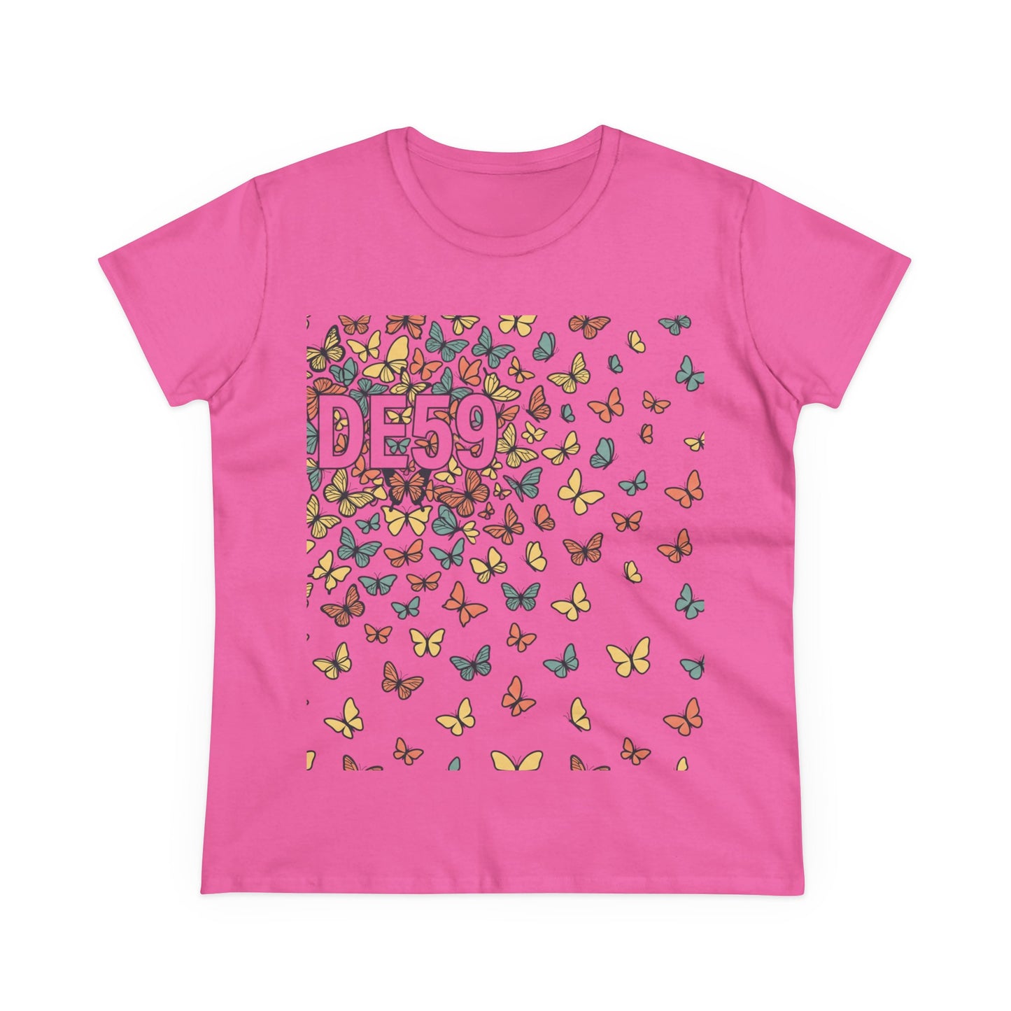 Butterfly Scatter Tee — DE59 Graphic Women's T-Shirt