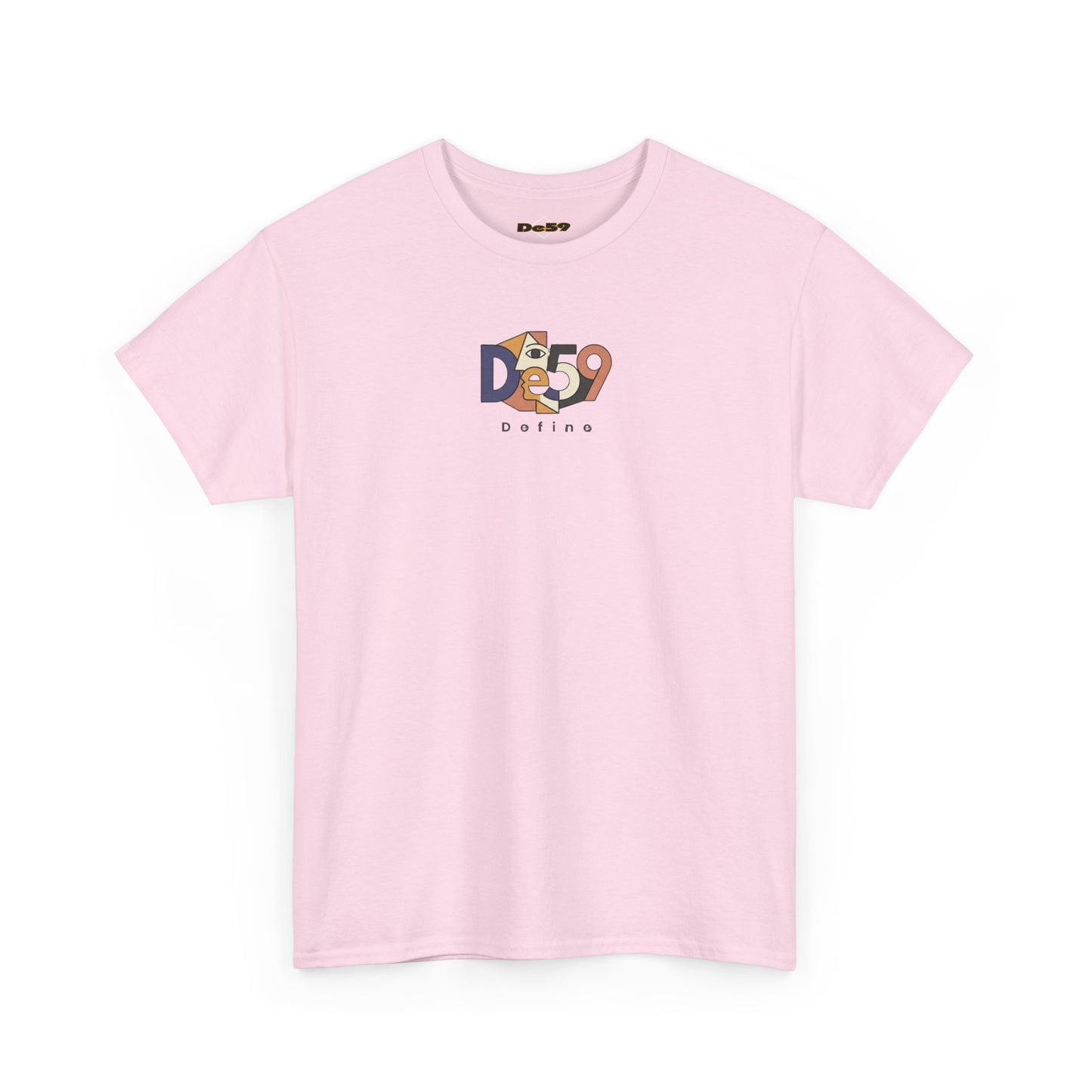 DE59 Abstract Geometric Retro Graphic T-Shirt