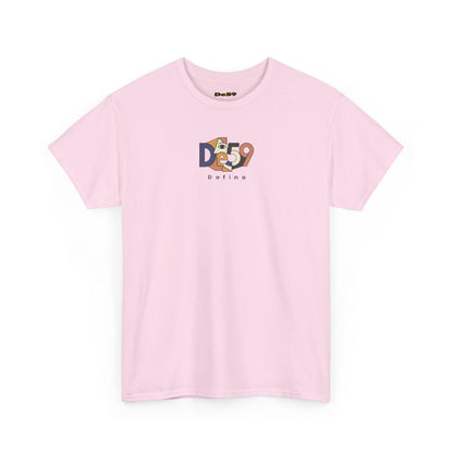 DE59 Abstract Geometric Retro Graphic T-Shirt