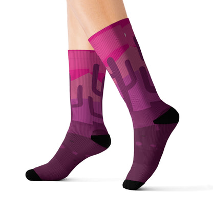 desert rose Sublimation Socks