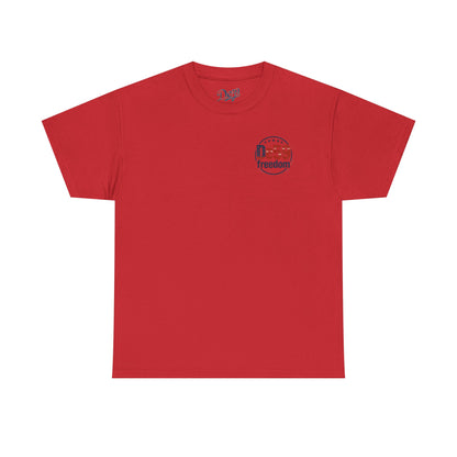 Freedom De59 T-Shirt — Patriotic USA Flag Logo Tee