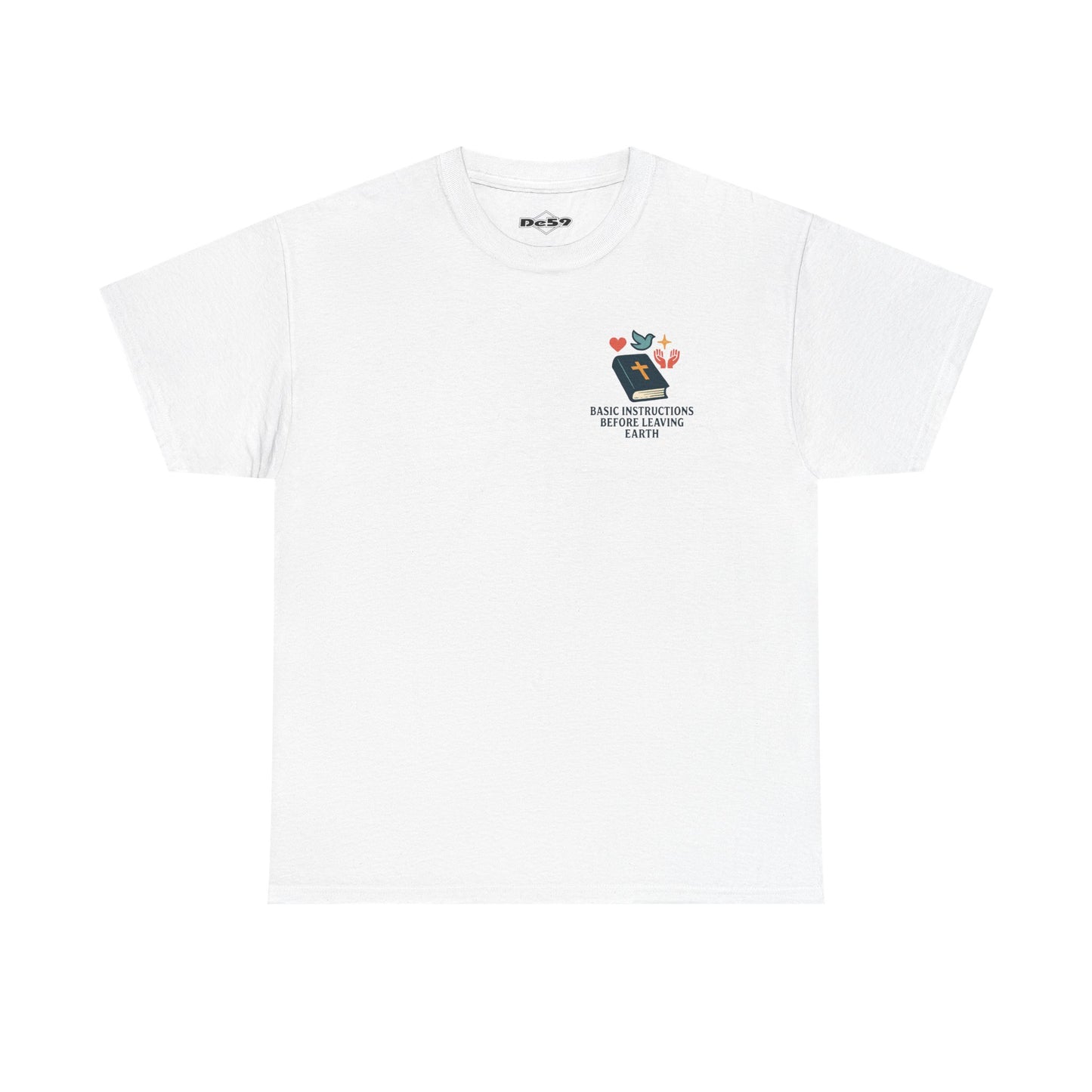 T‑Shirt — "Basic Instructions Before Leaving Earth" Graphic Tee