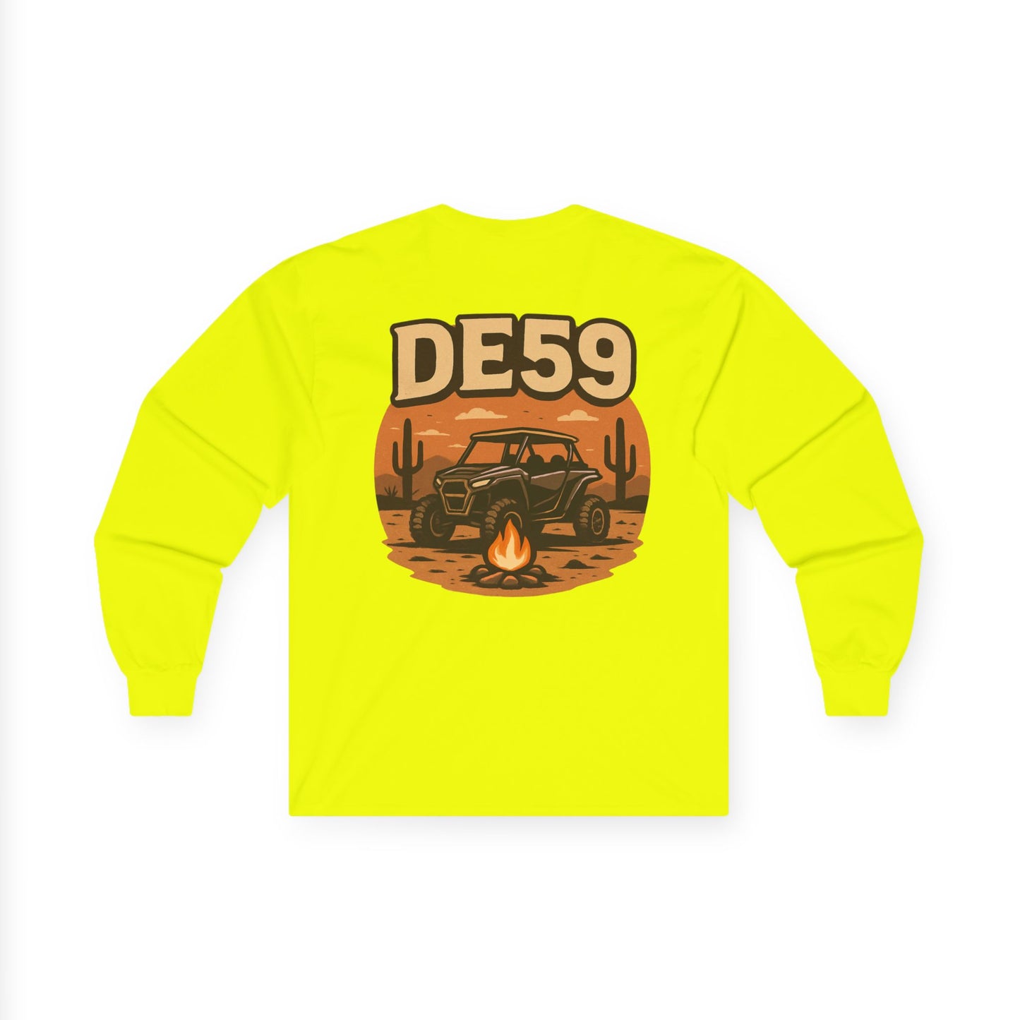 DE59 Desert Off‑Road Long Sleeve Tee — Camping & Jeep Adventure Shirt