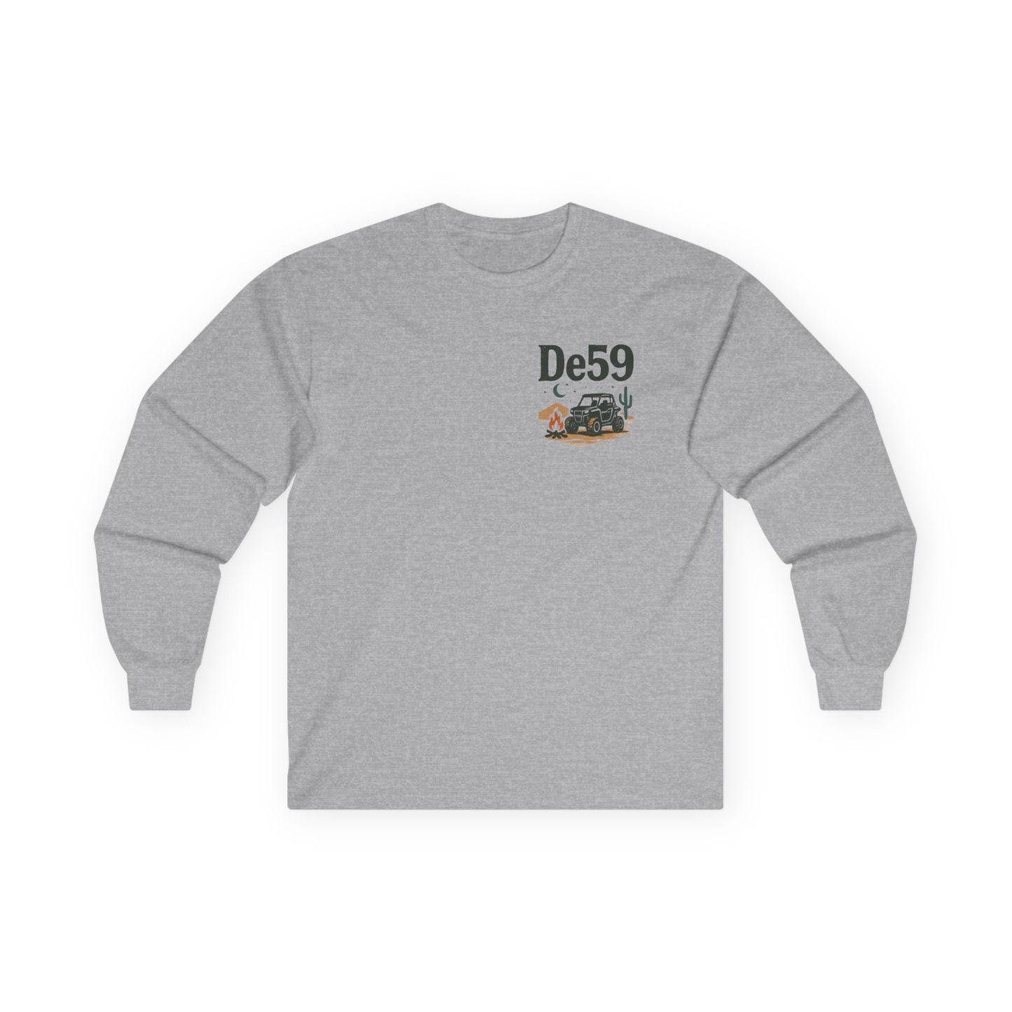DE59 Desert Off‑Road Long Sleeve Tee — Camping & Jeep Adventure Shirt
