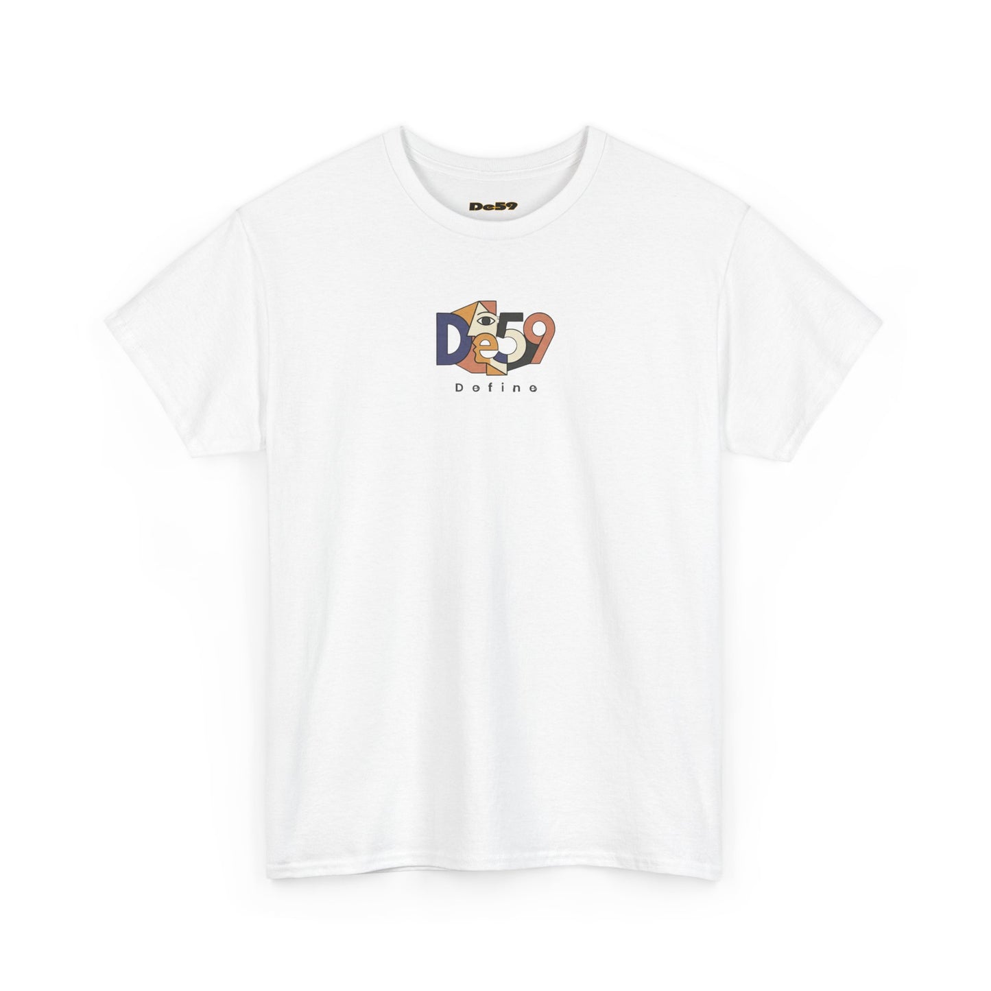 DE59 Abstract Geometric Retro Graphic T-Shirt