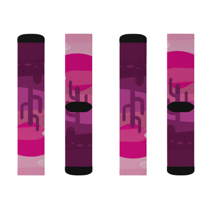 desert rose Sublimation Socks