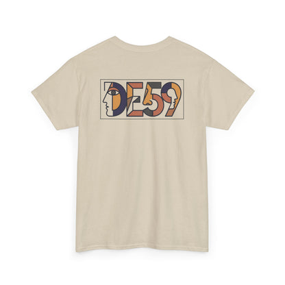 DE59 Abstract Geometric Retro Graphic T-Shirt