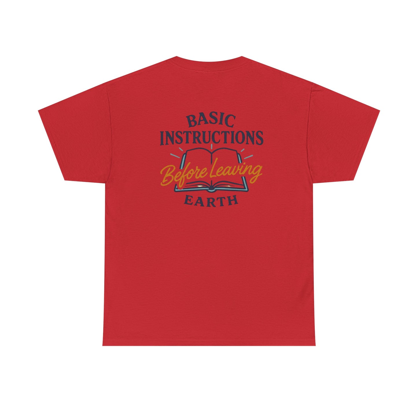 T‑Shirt — "Basic Instructions Before Leaving Earth" Graphic Tee