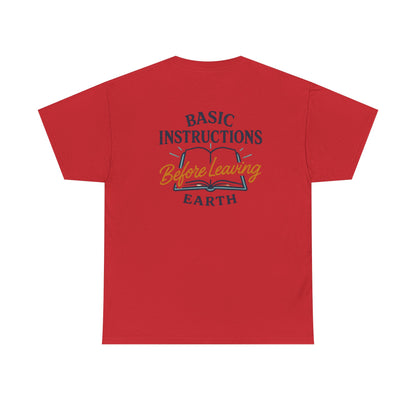T‑Shirt — "Basic Instructions Before Leaving Earth" Graphic Tee