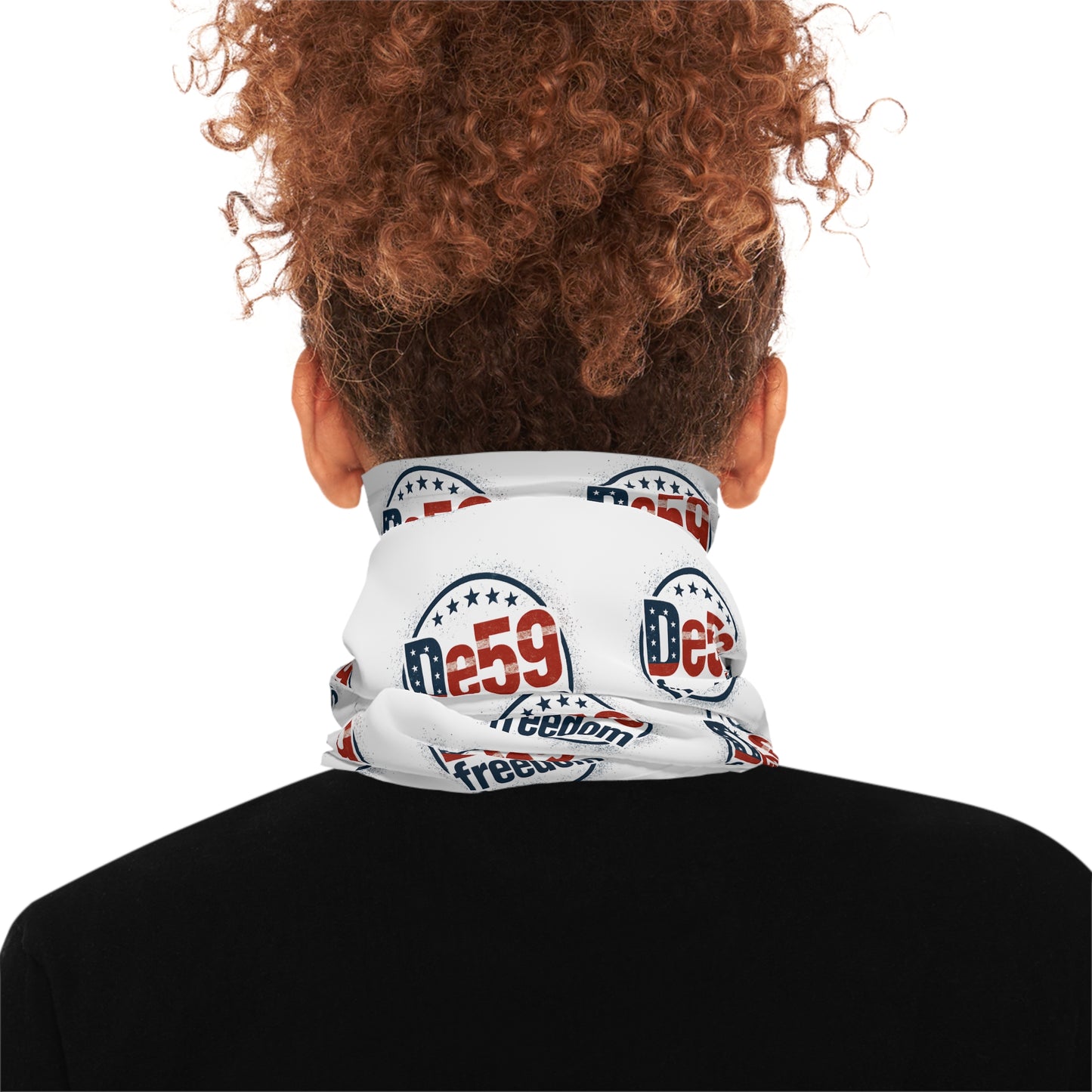 Freedom Logo Neck Gaiter — Patriotic 4th of July Face Scarf