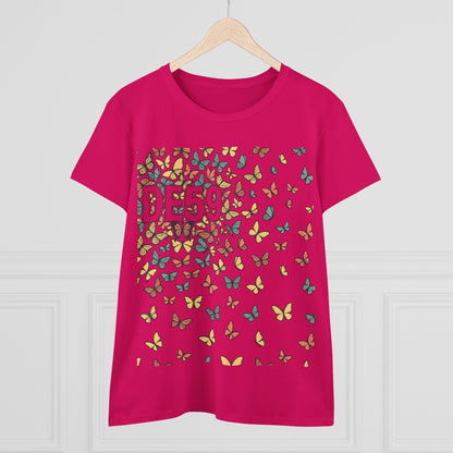 Butterfly Scatter Tee — DE59 Graphic Women's T-Shirt