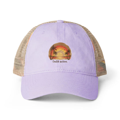 Women's Washed Mesh-Back Cap De59 active.