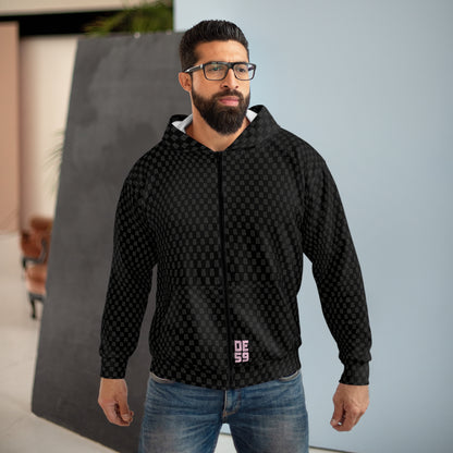 CHECKER STACKED HOODIE