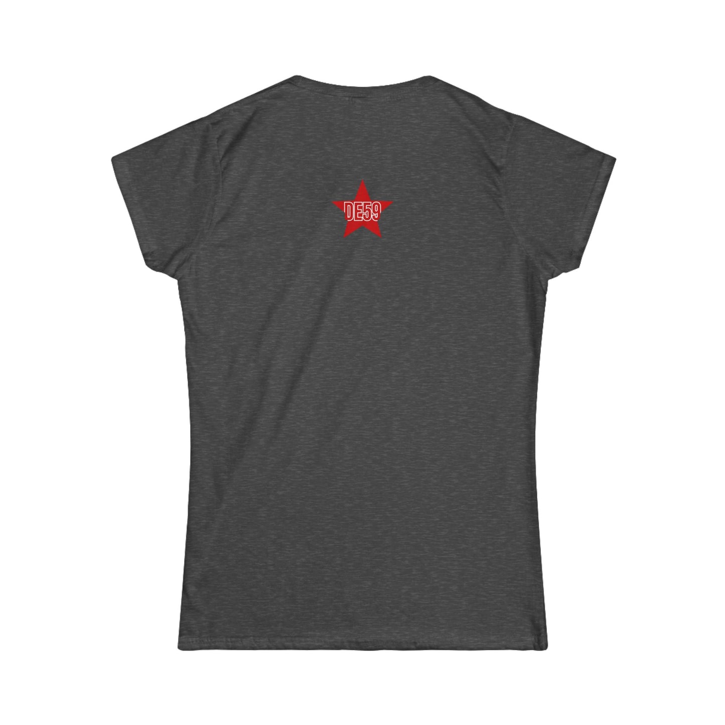 Women's Tee — Pastel Longhorn Skull (Red Star Back)