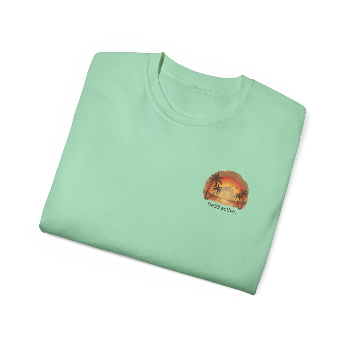 Sunset"De59 active." Text